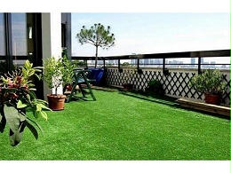 屋顶铺设人造草坪的难处