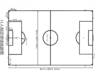 北京人造草足球场十一人制尺寸