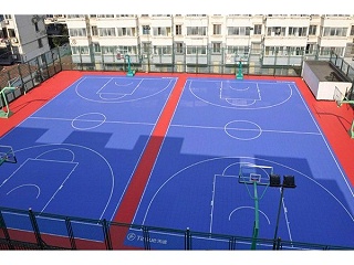 丙烯酸篮球场优势特点以及施工流程