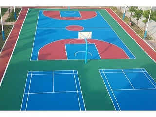 硅PU篮球场施工方法和工艺流程