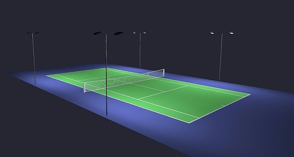 网球场照明灯