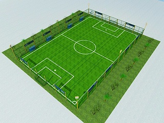 人造草足球场施工方案