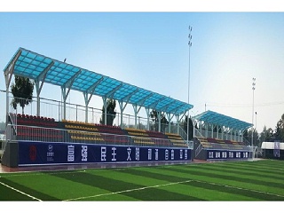 北京现代二厂铺建人造草足球场，又一次选择优世体育！