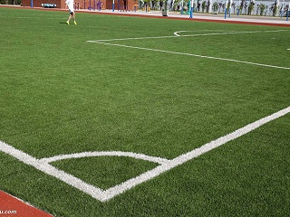 我在北京人造草足球场第一次建设