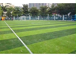 足球场人造草坪施工铺装工艺