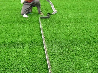 人造草足球场建设细节