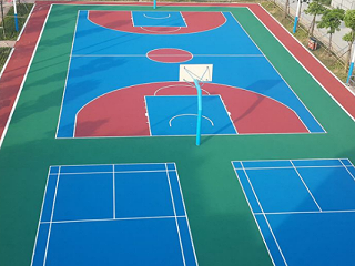 硅PU篮球场施工工艺